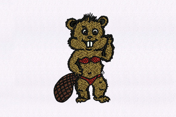 Swimmer Beaver Design: A Woodland Favorite for Personalized Gifts