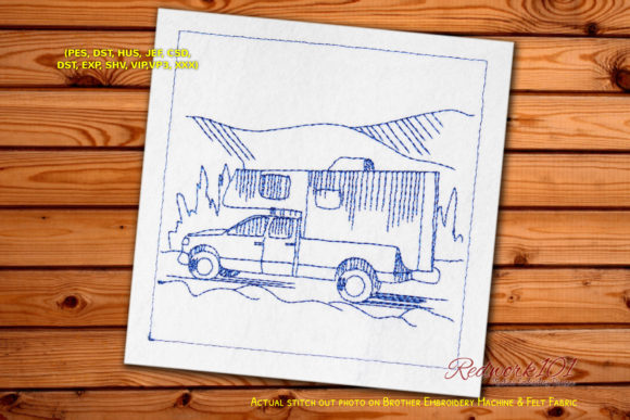 Truck and Camper Redwork: Craft Fair Product Review